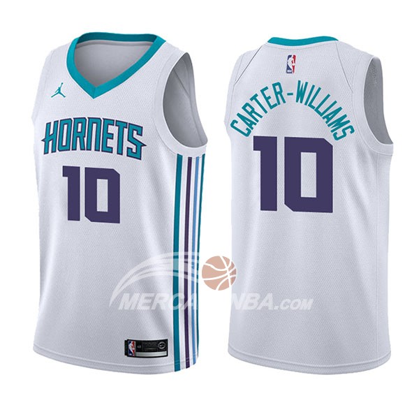 Maglia NBA Charlotte Hornets Michael Carter Williams Association 2017-18 Bianco